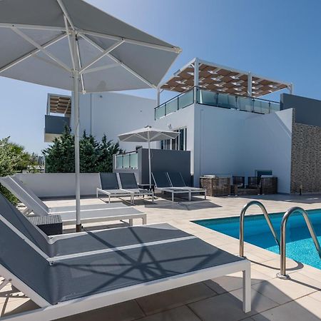 Asteria Pearl Villa 2 With Rooftop Jacuzzi Tigaki Kültér fotó