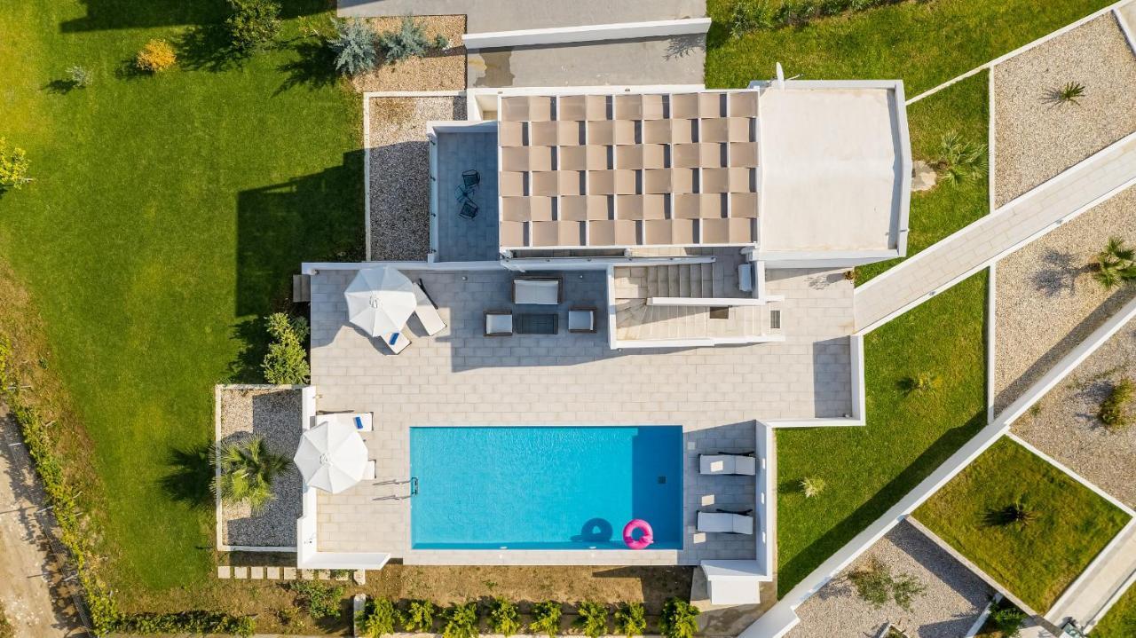 Asteria Pearl Villa 2 With Rooftop Jacuzzi Tigaki Kültér fotó