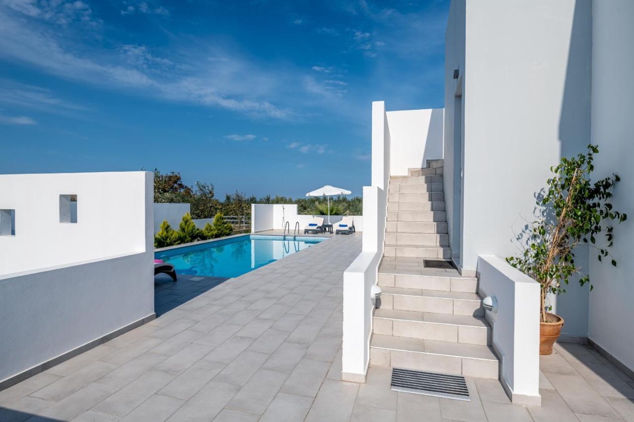 Asteria Pearl Villa 2 With Rooftop Jacuzzi Tigaki Kültér fotó