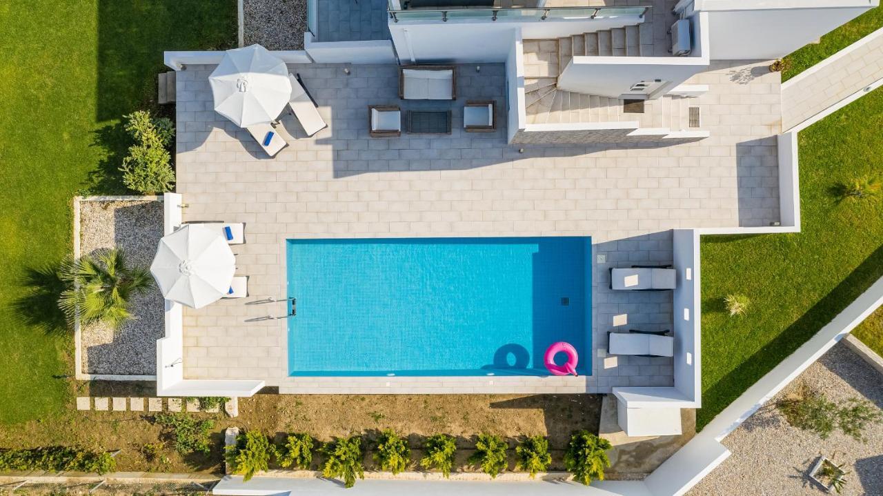 Asteria Pearl Villa 2 With Rooftop Jacuzzi Tigaki Kültér fotó