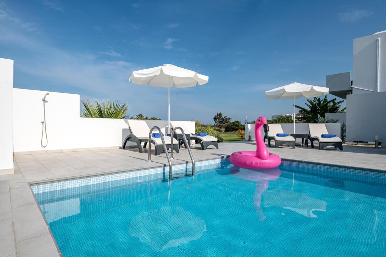 Asteria Pearl Villa 2 With Rooftop Jacuzzi Tigaki Kültér fotó