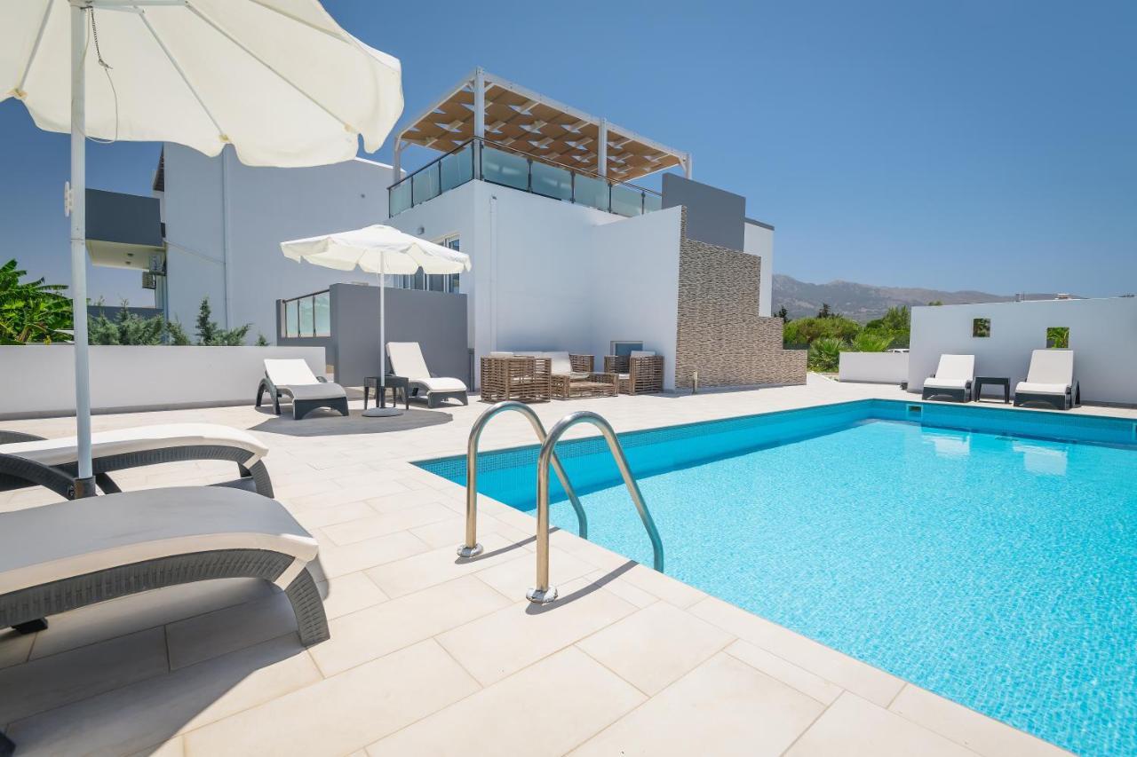 Asteria Pearl Villa 2 With Rooftop Jacuzzi Tigaki Kültér fotó