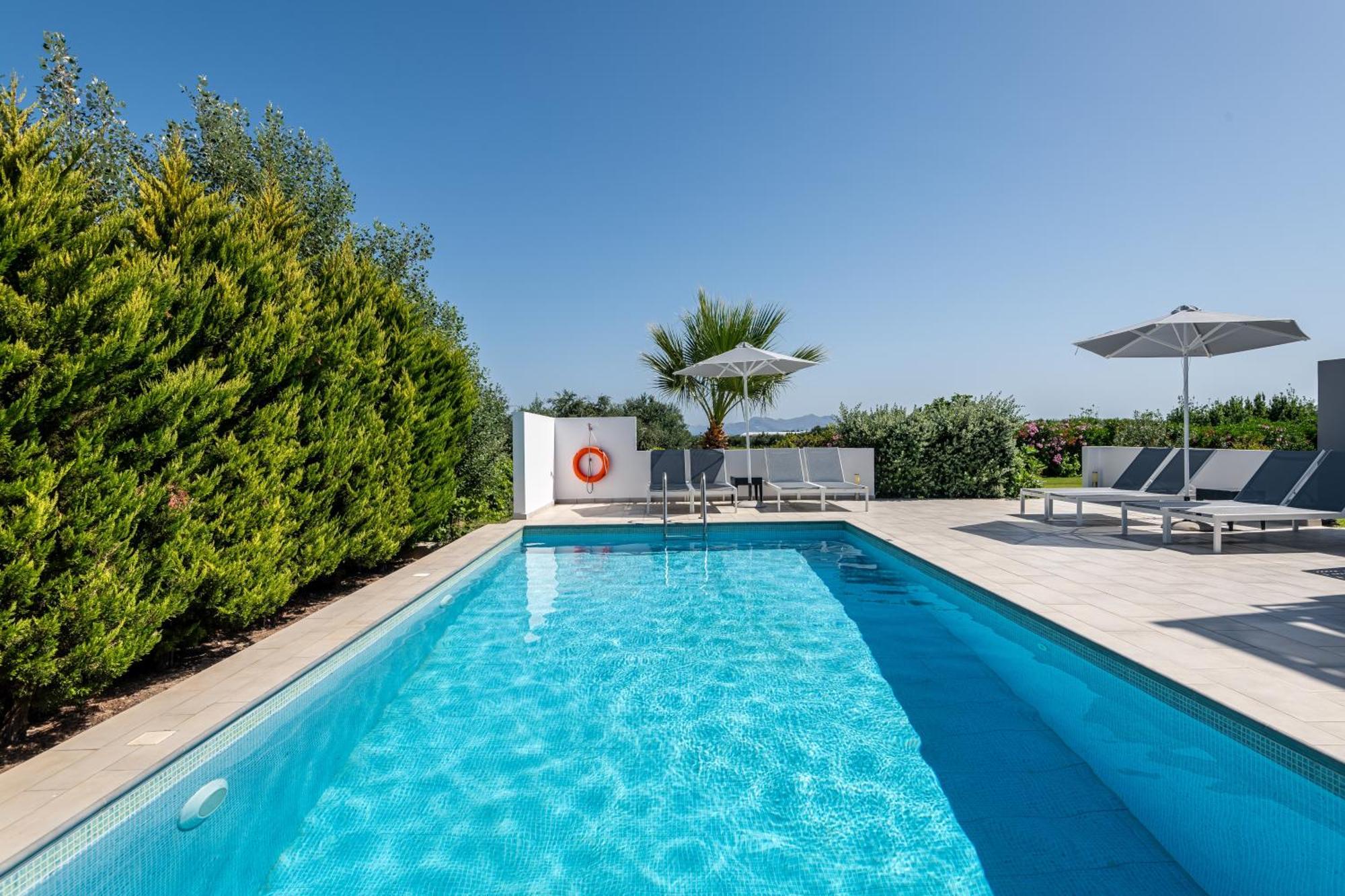 Asteria Pearl Villa 2 With Rooftop Jacuzzi Tigaki Kültér fotó